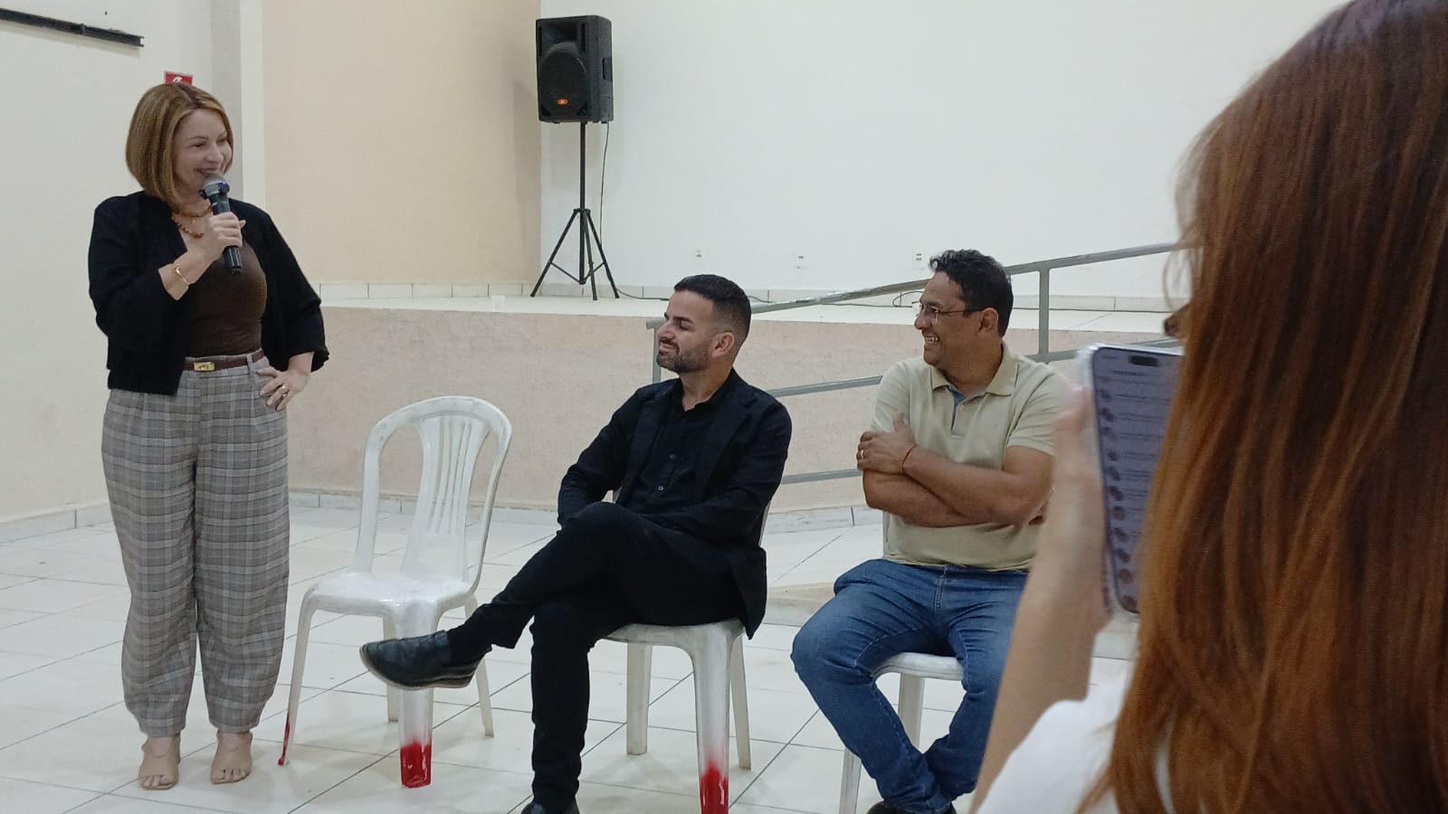 A deputada Socorro Neri participou do encontro e agradeceu pelo apoio de todos que confiam no seu trabalho na Câmara Federal