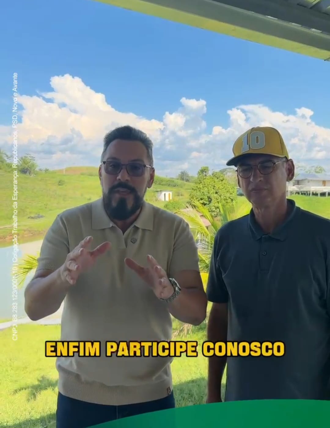 As atividades fazem parte da agenda do candidato nesta segunda-feira e dão continuidade à mobilização da campanha eleitoral