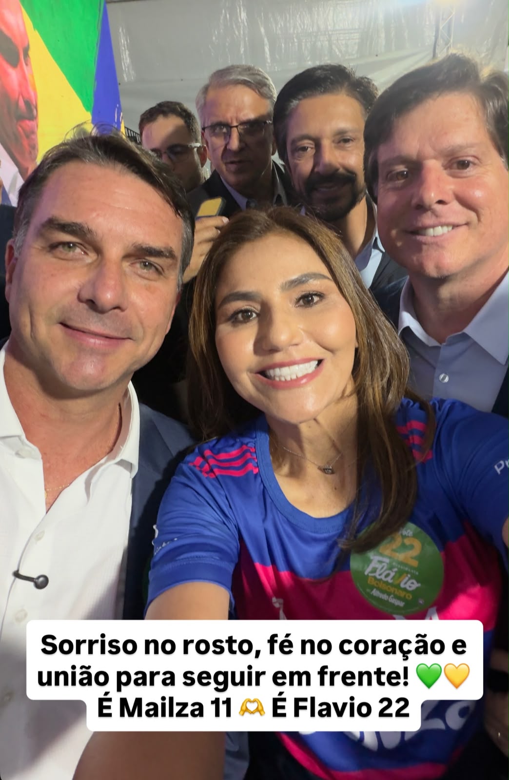 Candidata a vice-governadora publicou registro do encontro nas redes sociais. Na semana passada, Mailza também esteve com o presidenciável, que afirmou contar com “quem tem voto”