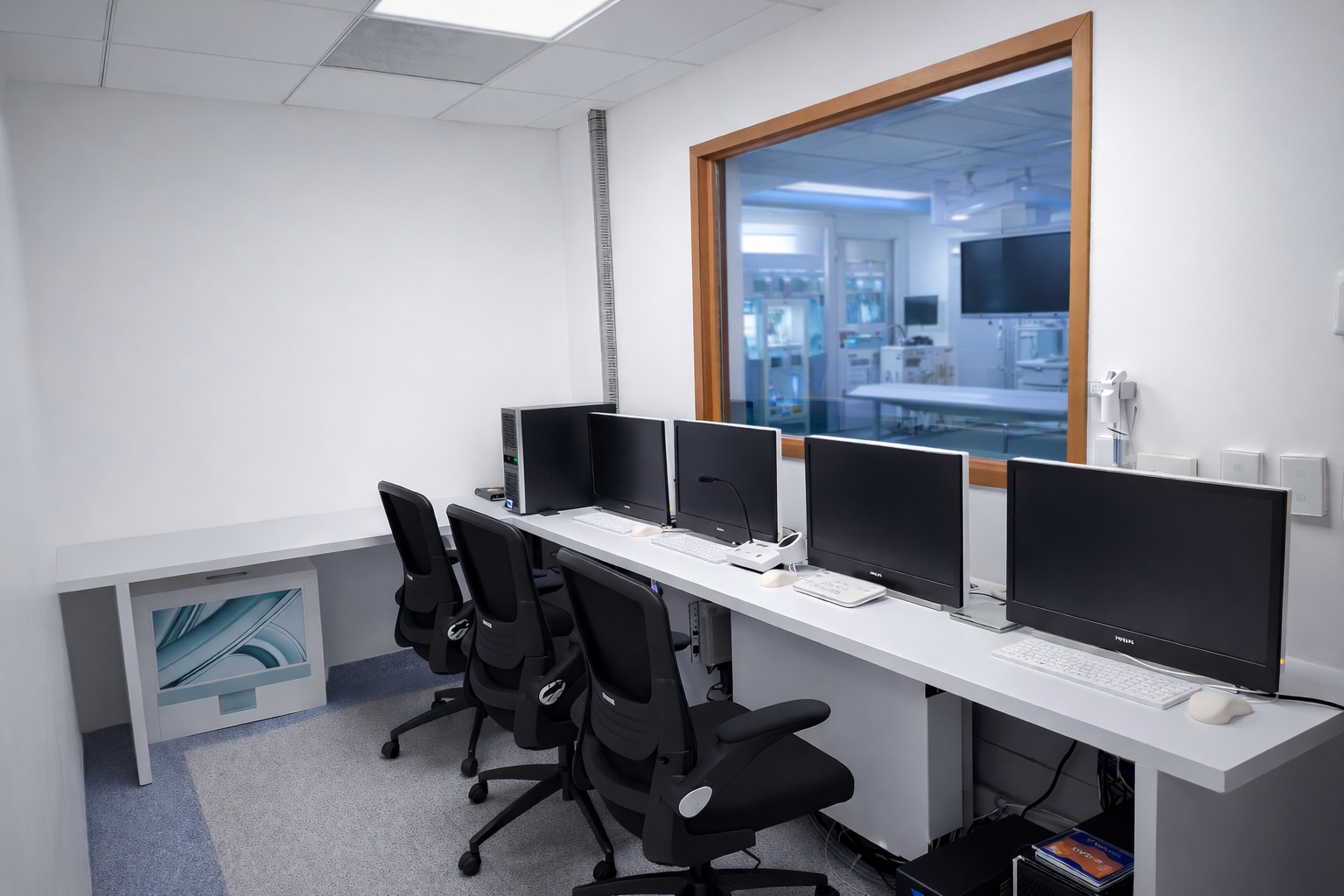 Estación de monitoreo de hemodinamia