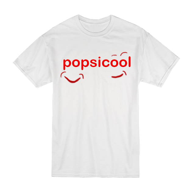 shirt with popsicool written on it