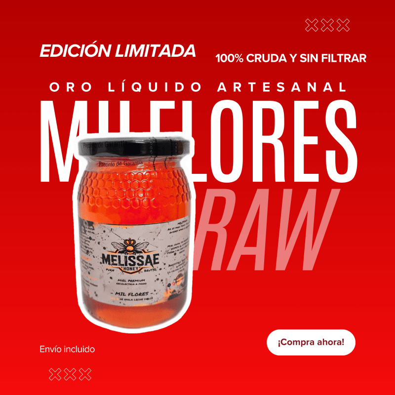 MELISSAE Honey – Milflores RAW ½ kilo