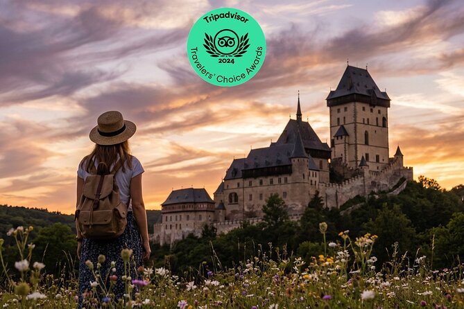 From Prague: Small-Group Karlstejn Castle & Koneprusy Caves Trip ...