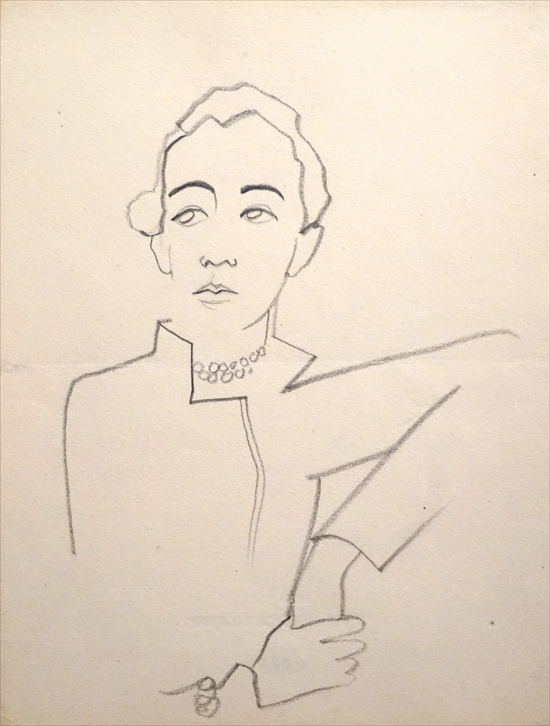 'Elsa Schiaparelli' de Jean Cocteau (musée des arts décoratifs, Paris)