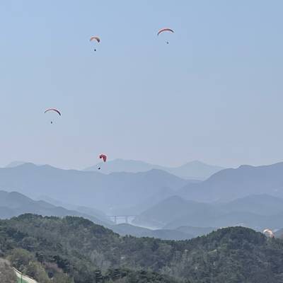 Tandem Paragliding in Danyang - Trazy, Korea's #1 Travel Shop