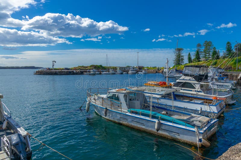Pacific Ocean View of Kiama Sydney NSW Australia Coastal Beach ...