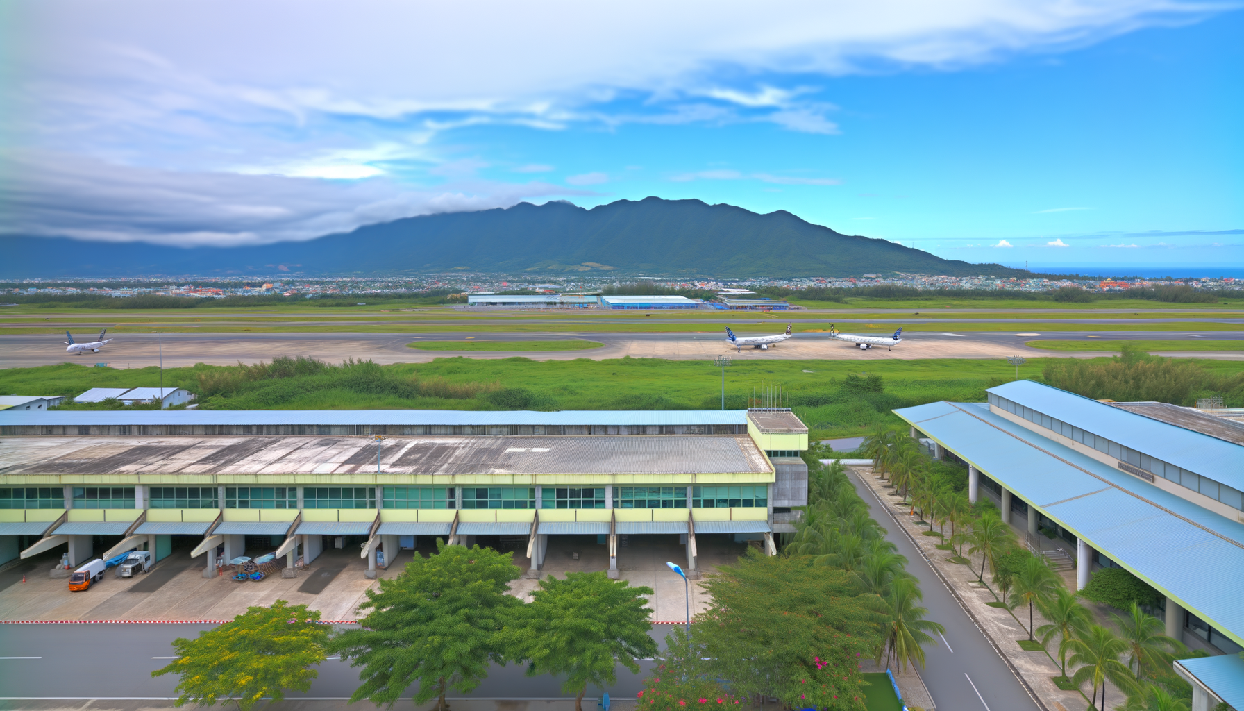 나트랑 깜란공항 단독 여행 풍경 사진