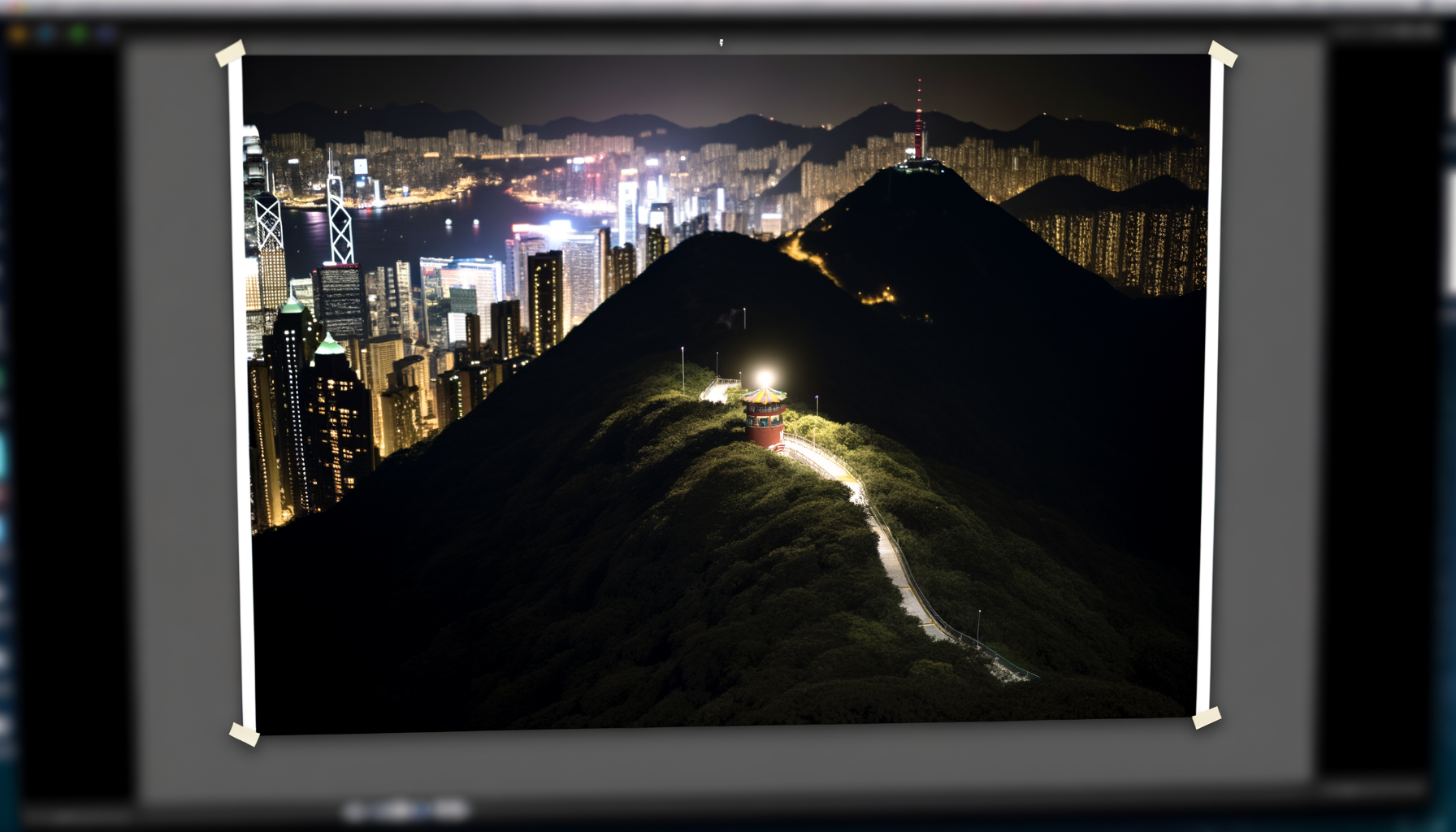 [홍콩 별빛든든투어] 피크트램 여행 풍경 사진