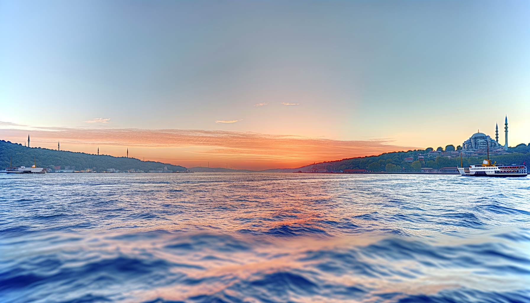 원조 미식투어&로컬맛집투어 보스포러스배/선셋/야경+아시아지구#이스탄불투어 여행 풍경 사진