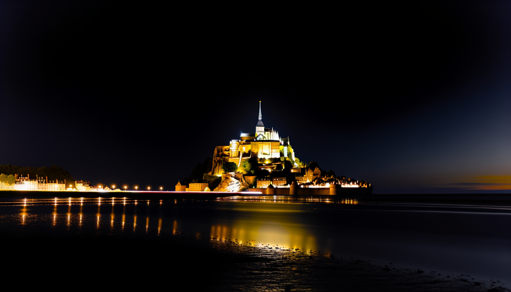 [이지고 몽생미셸 야경 여행 풍경 사진