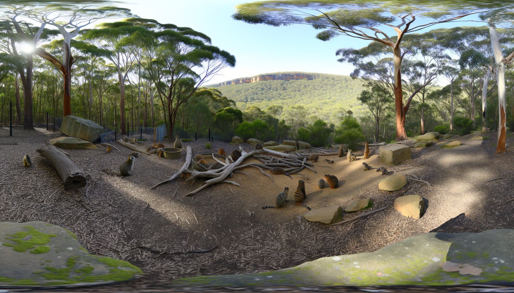 페더데일 동물원 여행 풍경 사진