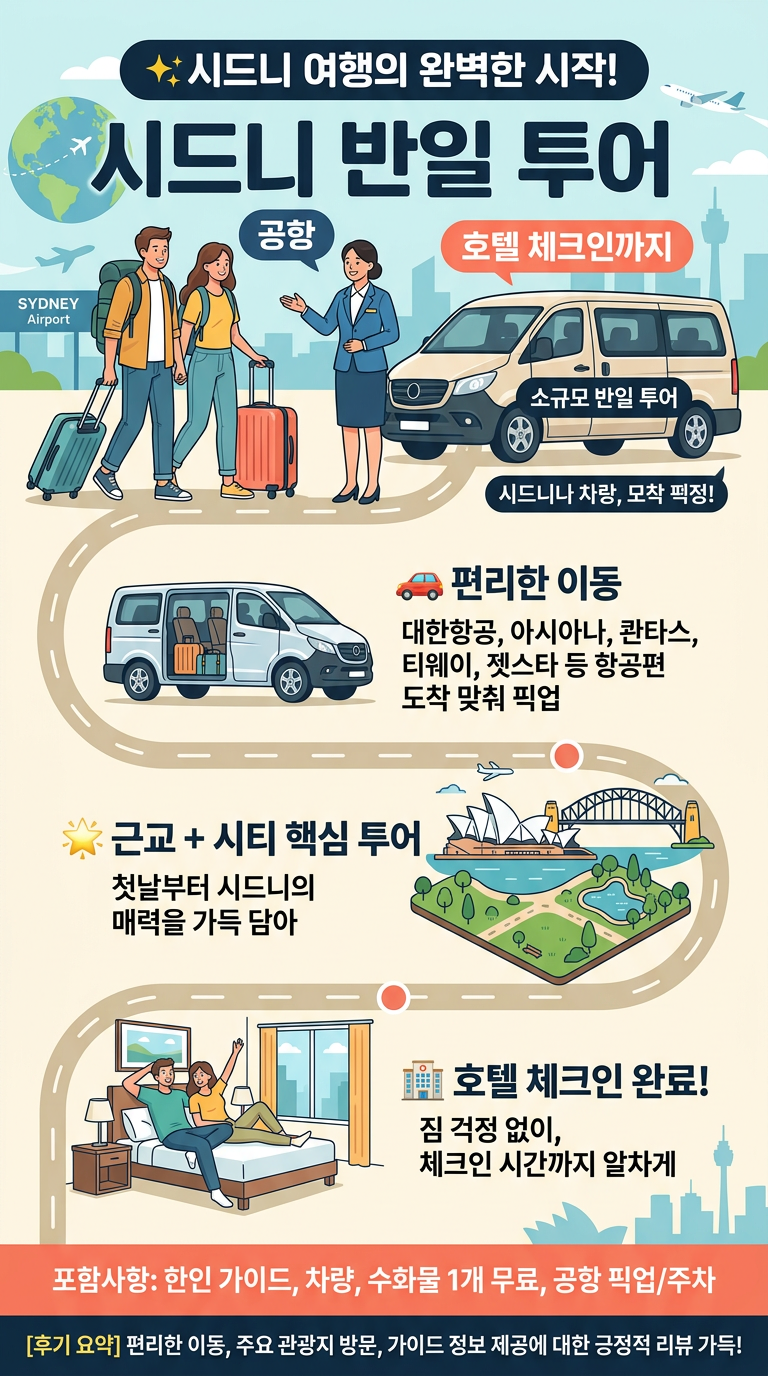 [소규모 반일투어] 공항픽업부터 투어 핵심 포인트