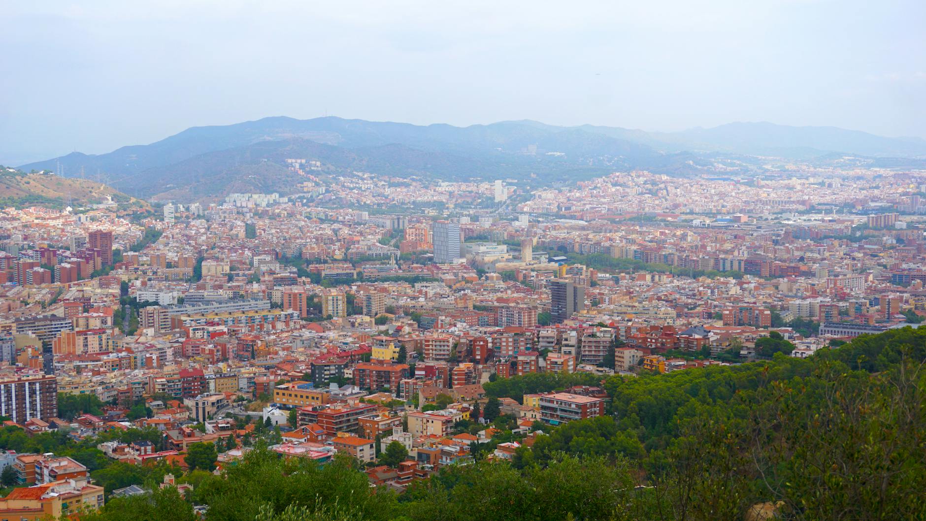 바르셀로나의 아름다운 전경
