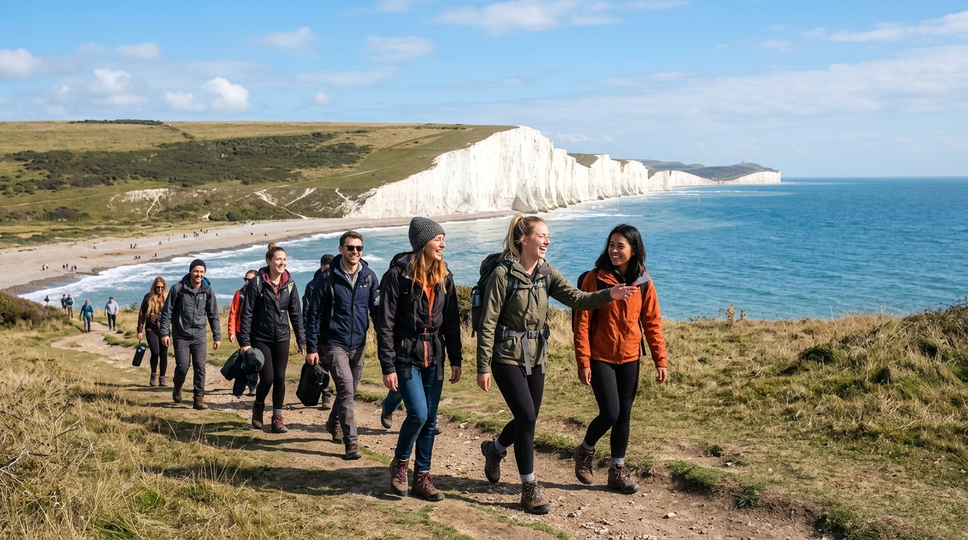 [김치볶음밥 점심제공]브라이튼.파빌리온+세븐시스터즈. 투어 체험 추천