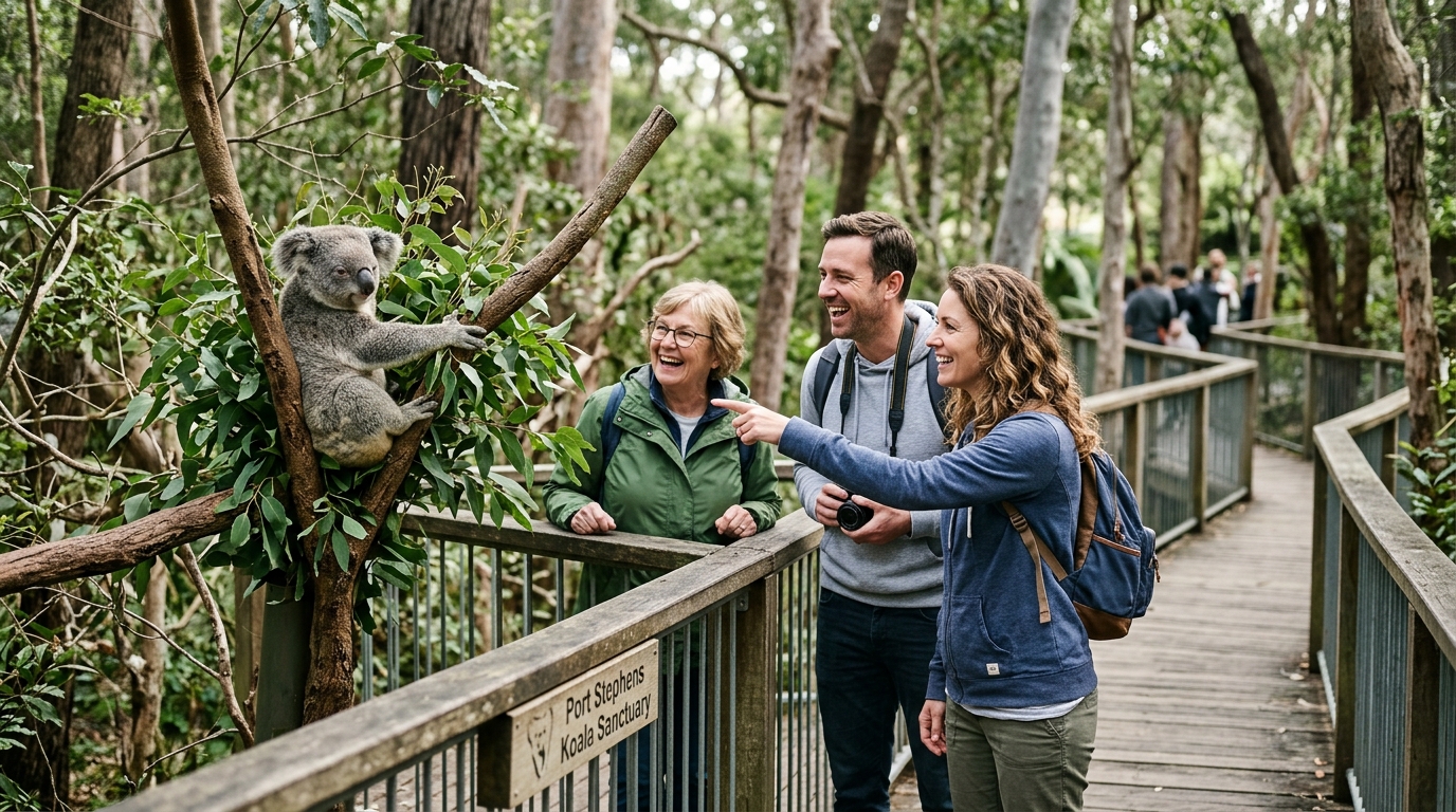 [프라이빗 단독투어]포트스테판+코알라체험, 씨크릿 투어 체험 추천