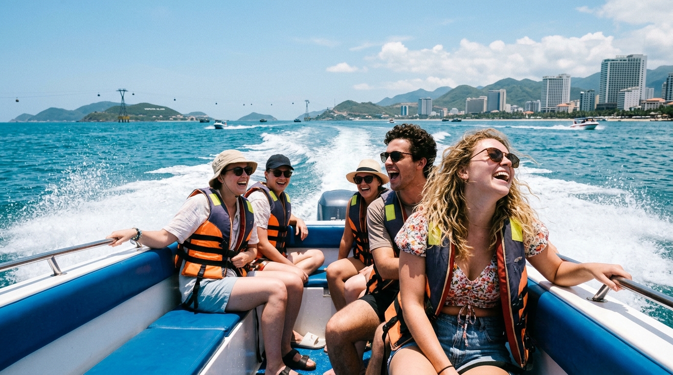 나트랑 스피드보트투어 (조용한 투어 체험 추천