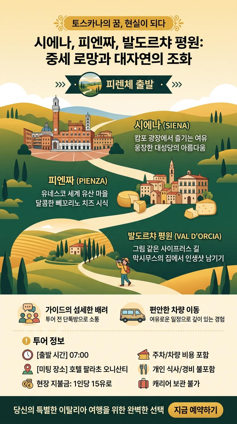 토스카나 투어 시에나, 투어 핵심 포인트