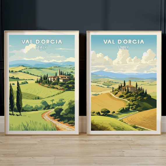 토스카나 발도르챠 평원