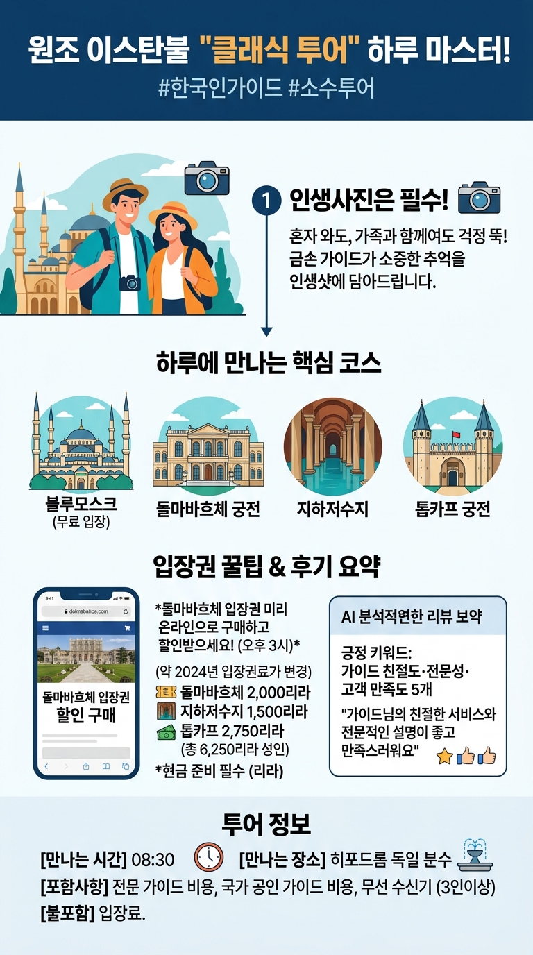 이스탄불투어의 원조! 하루에 투어 핵심 포인트
