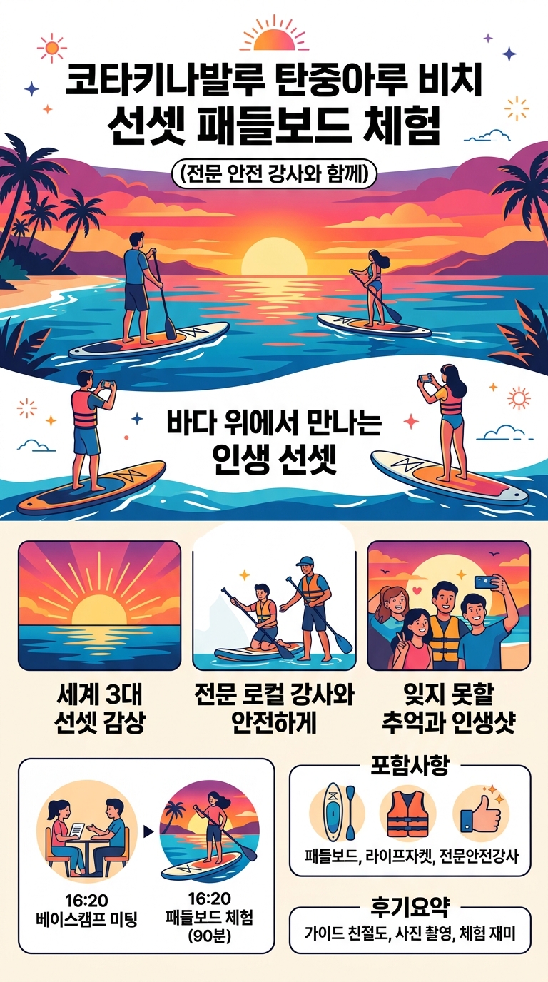 코타키나발루 탄중아루 비치 투어 핵심 포인트