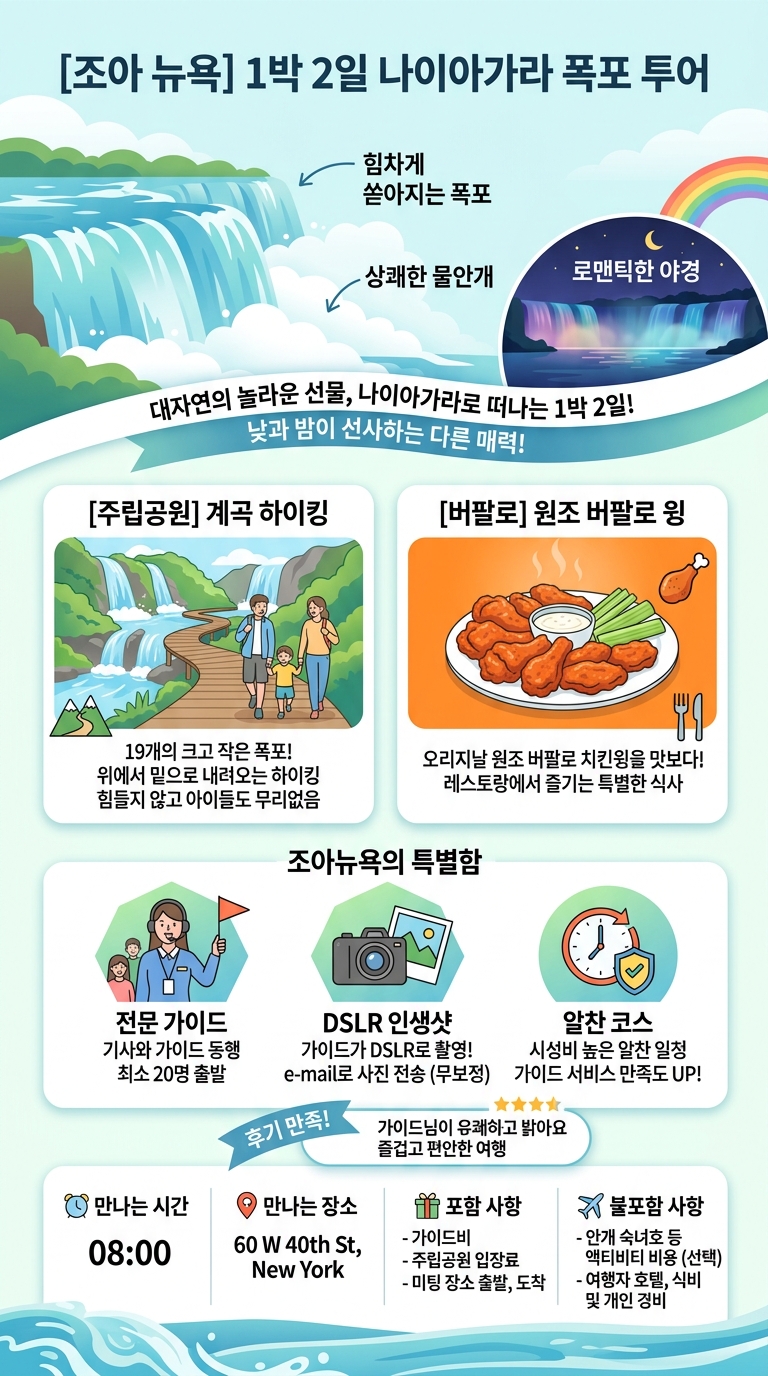 [조아 뉴욕] 1박 투어 핵심 포인트