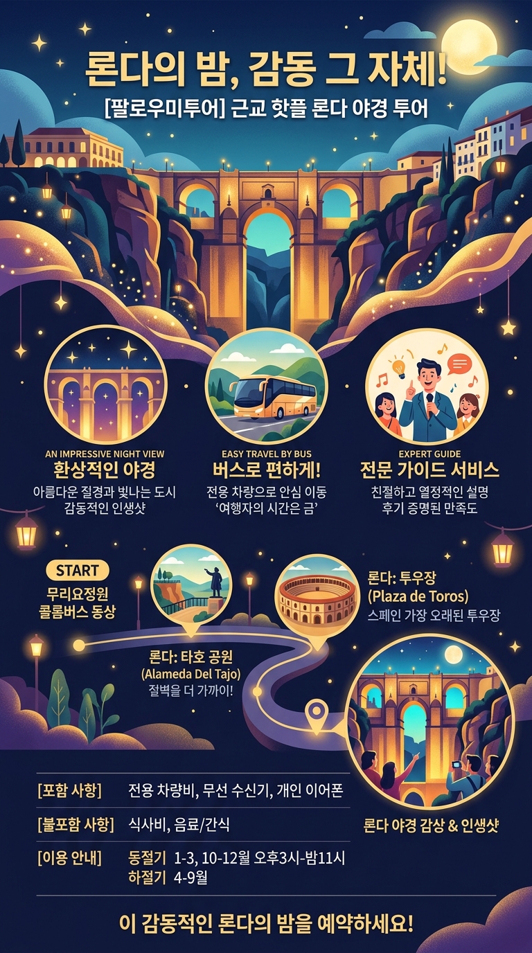 [팔로우미투어] 론다의 밤, 투어 핵심 포인트