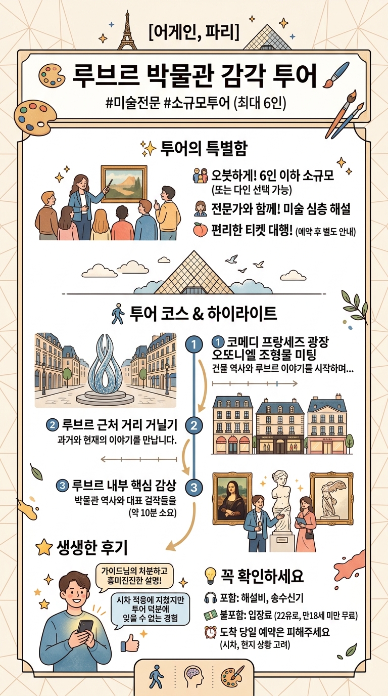 [어게인, 파리] 루브르 투어 핵심 포인트