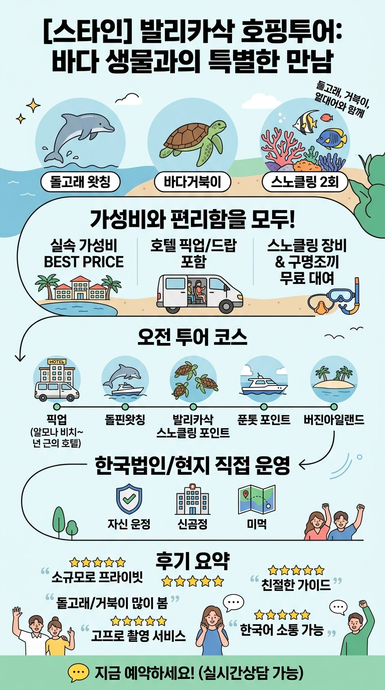 [스타인] 발리카삭 호핑 투어 핵심 포인트