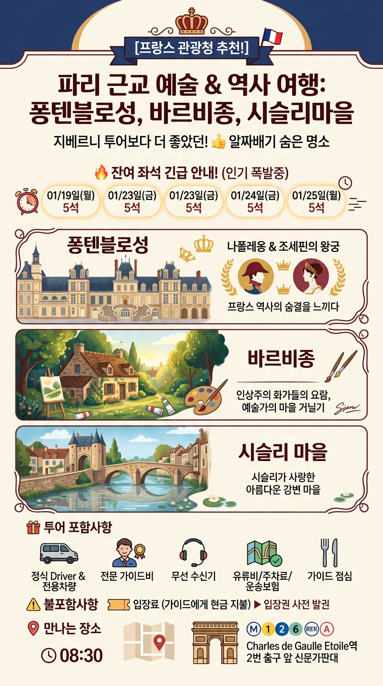 [프랑스 관광청 추천!🚩] 투어 핵심 포인트