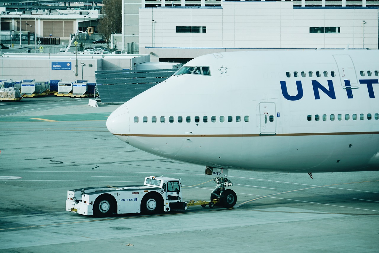 공항, 비행기, 사람, 차량, 여행
