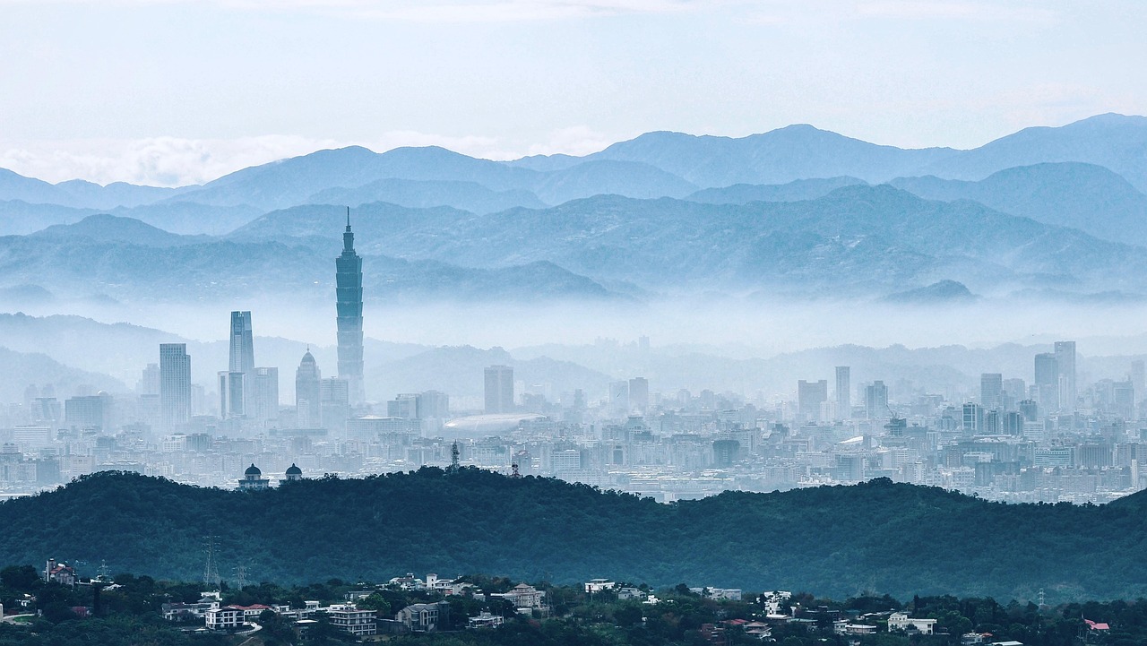 타이베이 도심 풍경