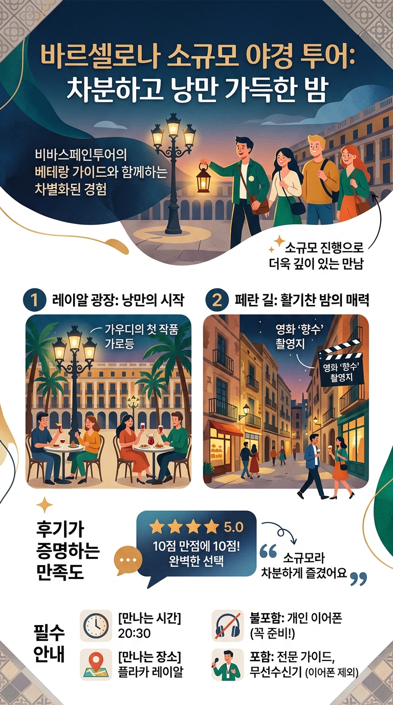 [가장소규모/야경(야간)]소규모니까~차분하고 낭만있죠~보른까지 보는 투어 핵심 포인트