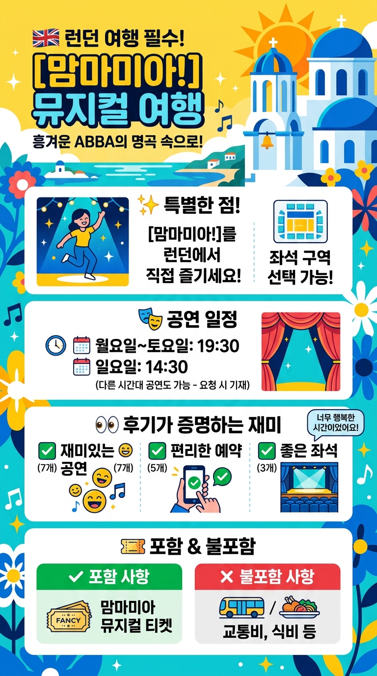 [런던 뮤지컬 투어 핵심 포인트