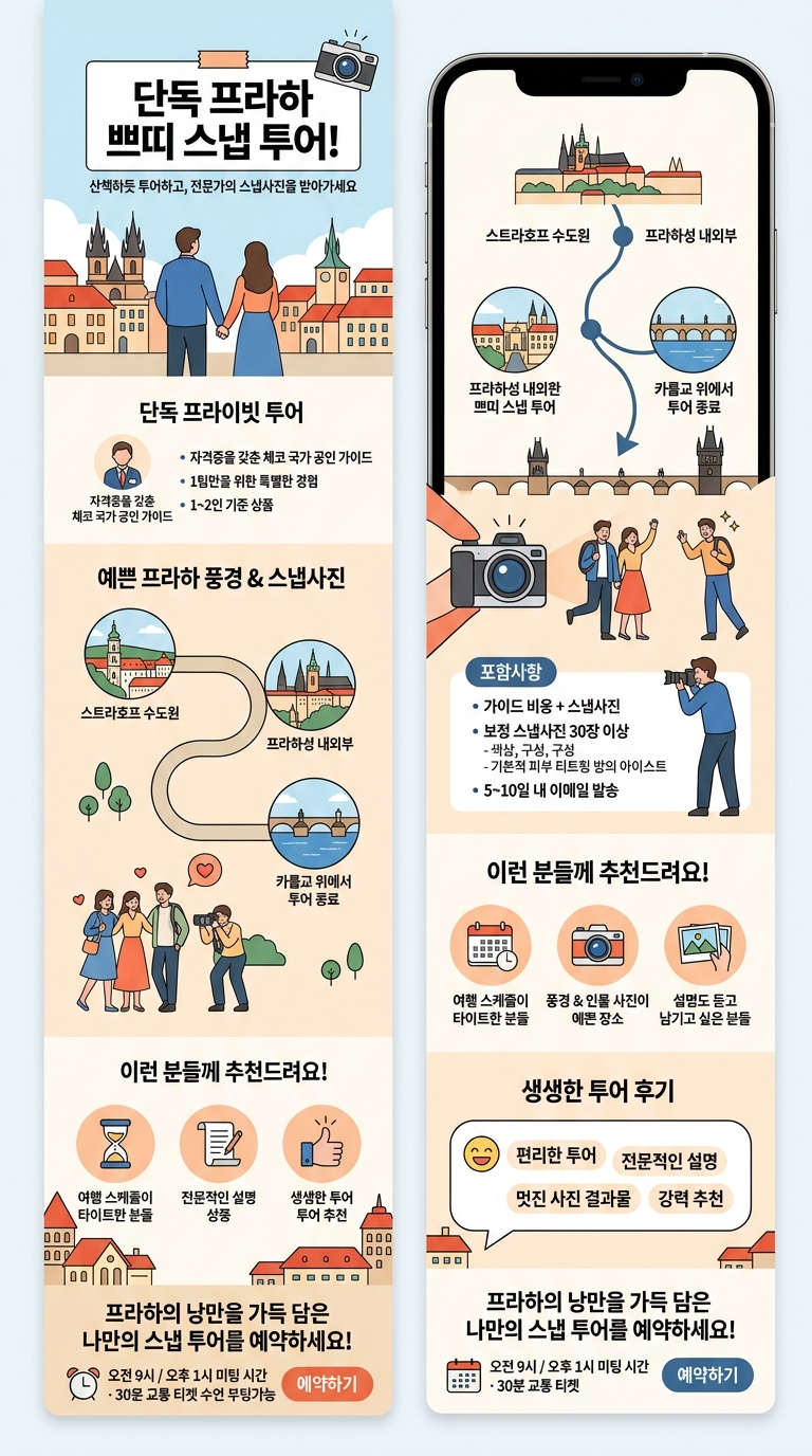 단독 프라하 쁘띠 투어 핵심 포인트