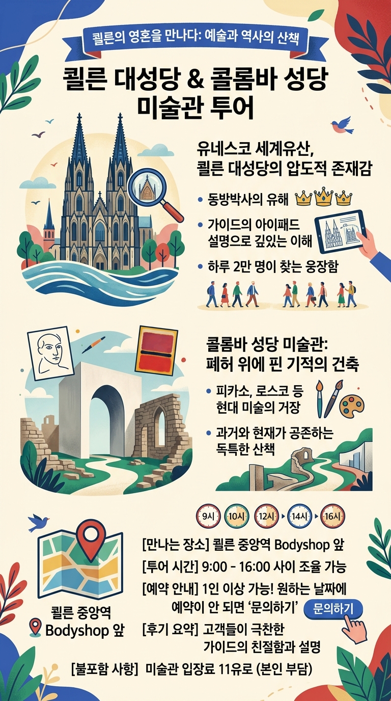 쾰른 대성당과 미술관, 투어 핵심 포인트