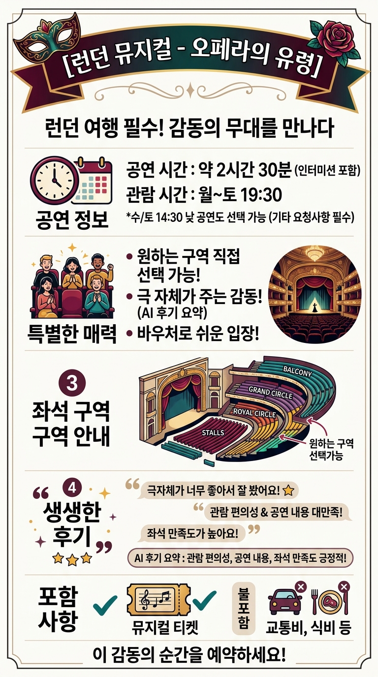 [런던 뮤지컬 투어 핵심 포인트