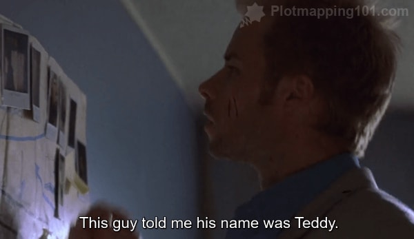 "This guy told me his name was Teddy."