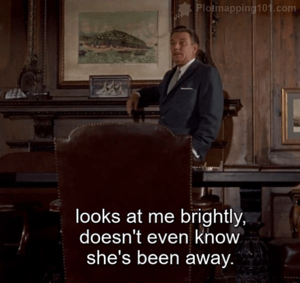 "looks at me brightly, doesn't even know she's been away," Gavin explains.