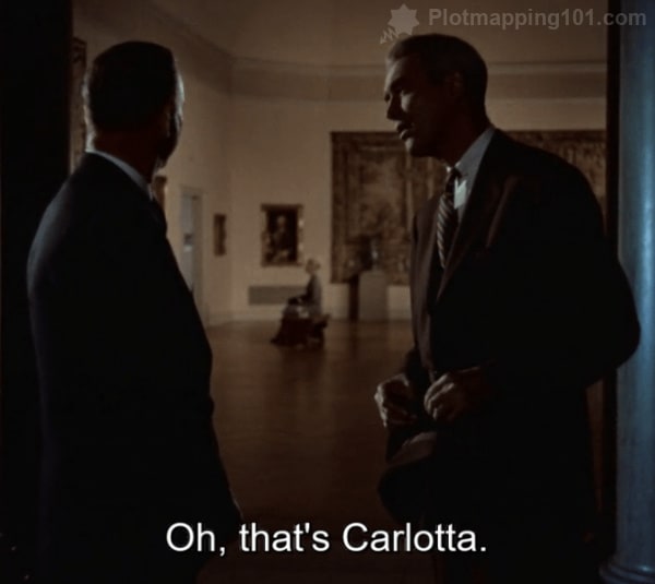 "Oh, that's Carlotta," the museum worker answers.