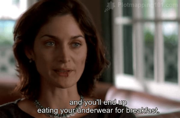"and you'll end up eating your underwear for breakfast," Natalie jokes.