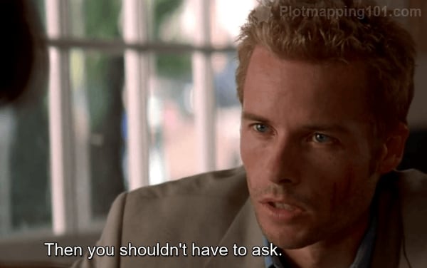 "Then you shouldn't have to ask," Leonard tells her.