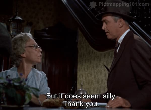 "But it does seem silly," the manager chides him.  "Thank you," Scottie answers.