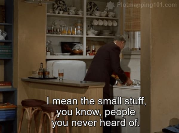 "I mean the small stuff, you know, people you never heard of."