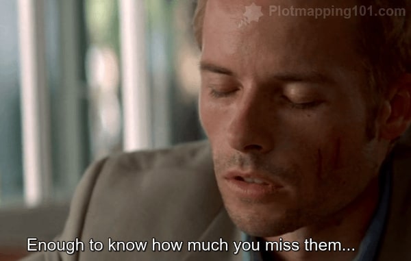 "Enough to know how much you miss them," Leonard concludes, his eyes still closed.