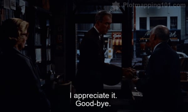 "I appreciate it.  Good-bye," Scottie says, shaking Pop's hand.