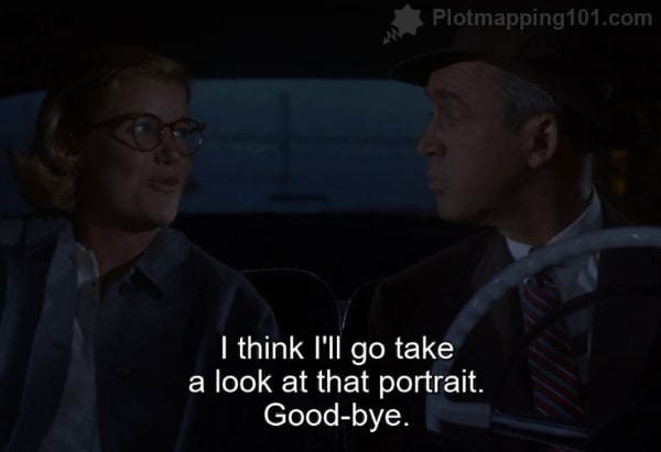 "I think I'll go take a look at that portrait.  Good-bye," Midge says.