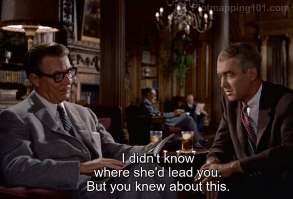 "I didn't know where she'd lead you," Gavin admits.  "But you knew about this," Scottie presses.