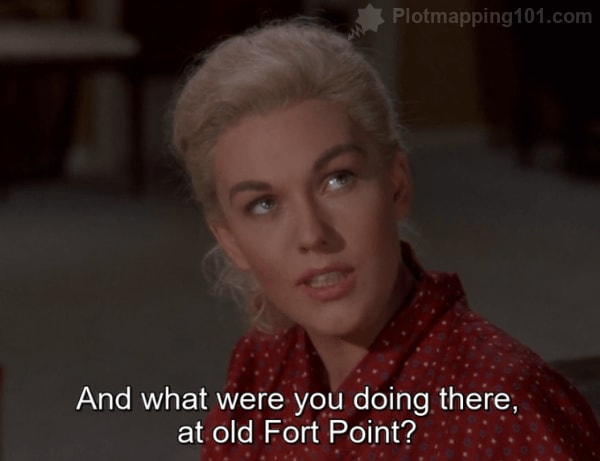 "And what were you doing there, at old Fort Point?" Madeleine asks.