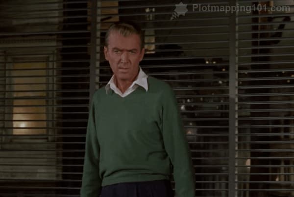 Scottie looks perplexed, wordlessly.