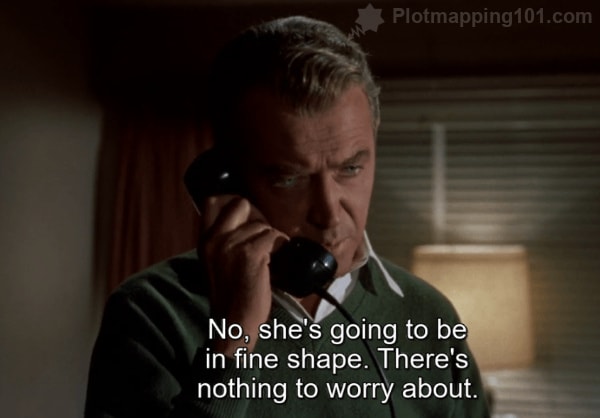 "No, she's going to be in fine shape.  There's nothing to worry about," Scottie says.